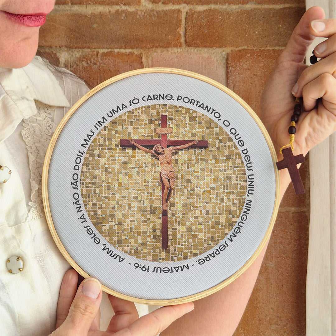 Quadro Frases - O que Deus uniu
