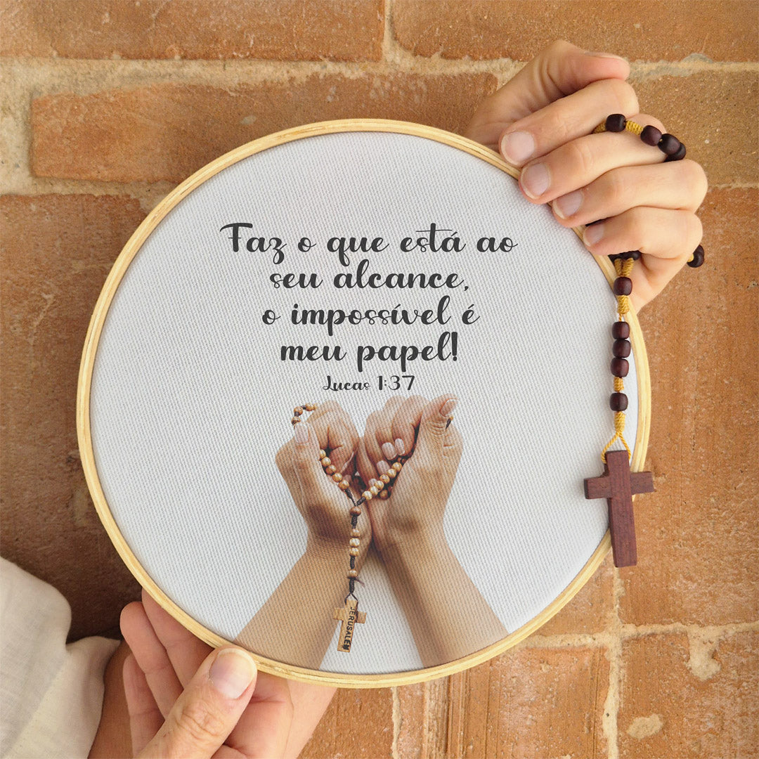 Quadro Frases - Faz o que tu consegue