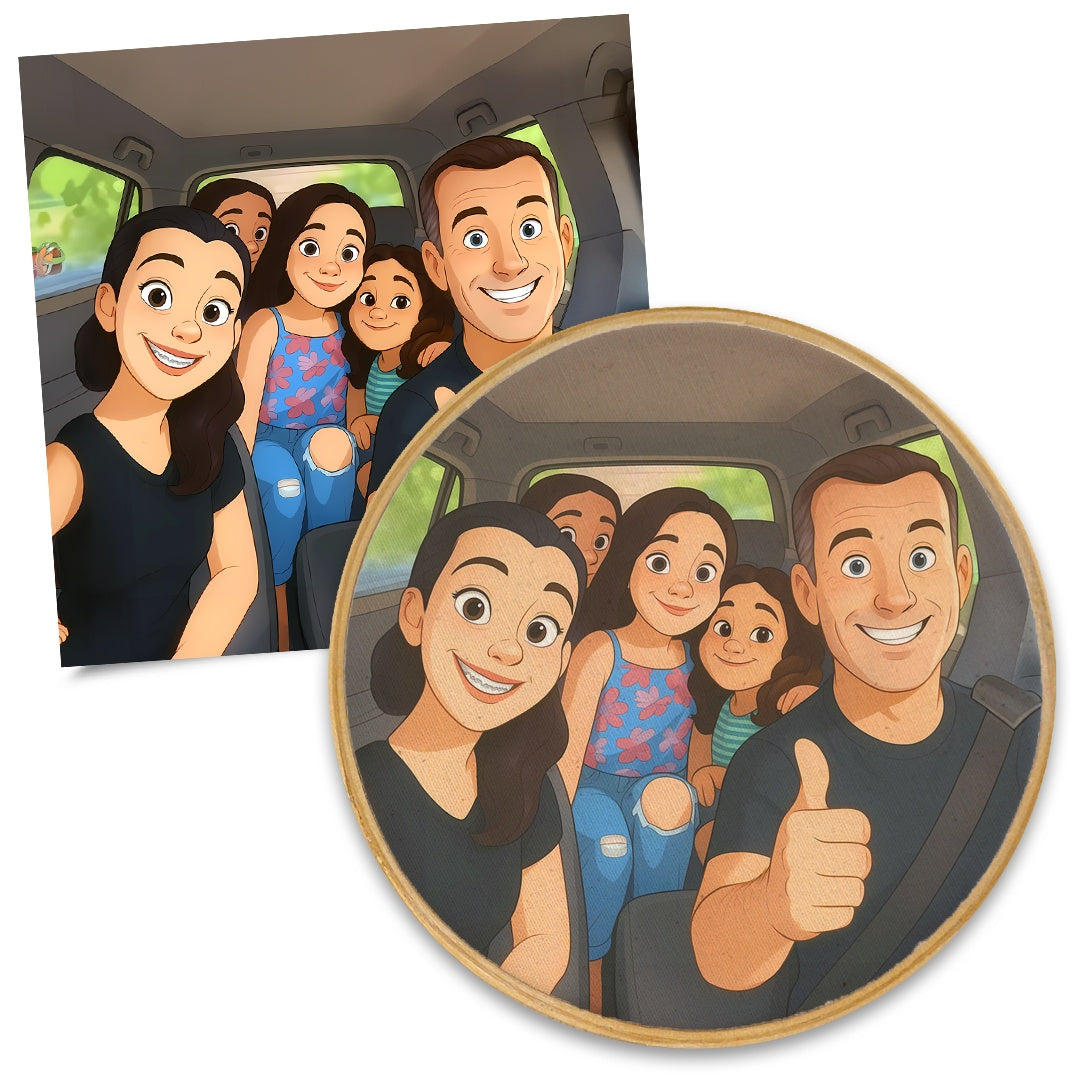 Quadro Família 20 cm