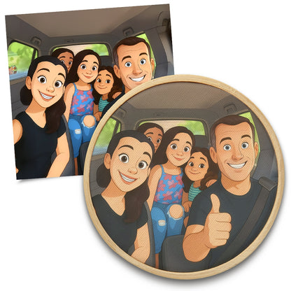 Quadro Família 8 cm