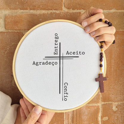 Quadro Cruz - Agradeço