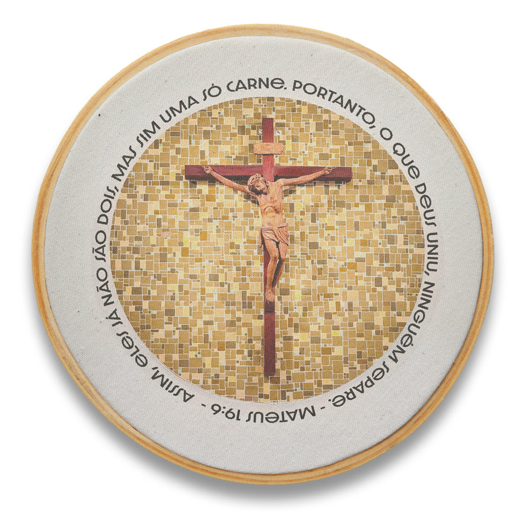 Quadro Frases -  O que Deus uniu