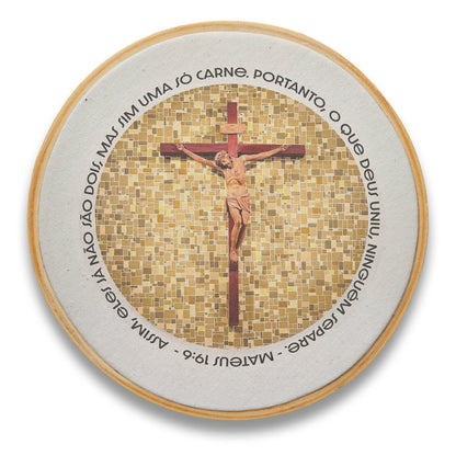 Quadro Frases -  O que Deus uniu