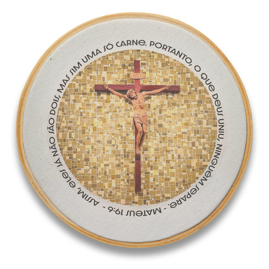 Quadro Frases -  O que Deus uniu