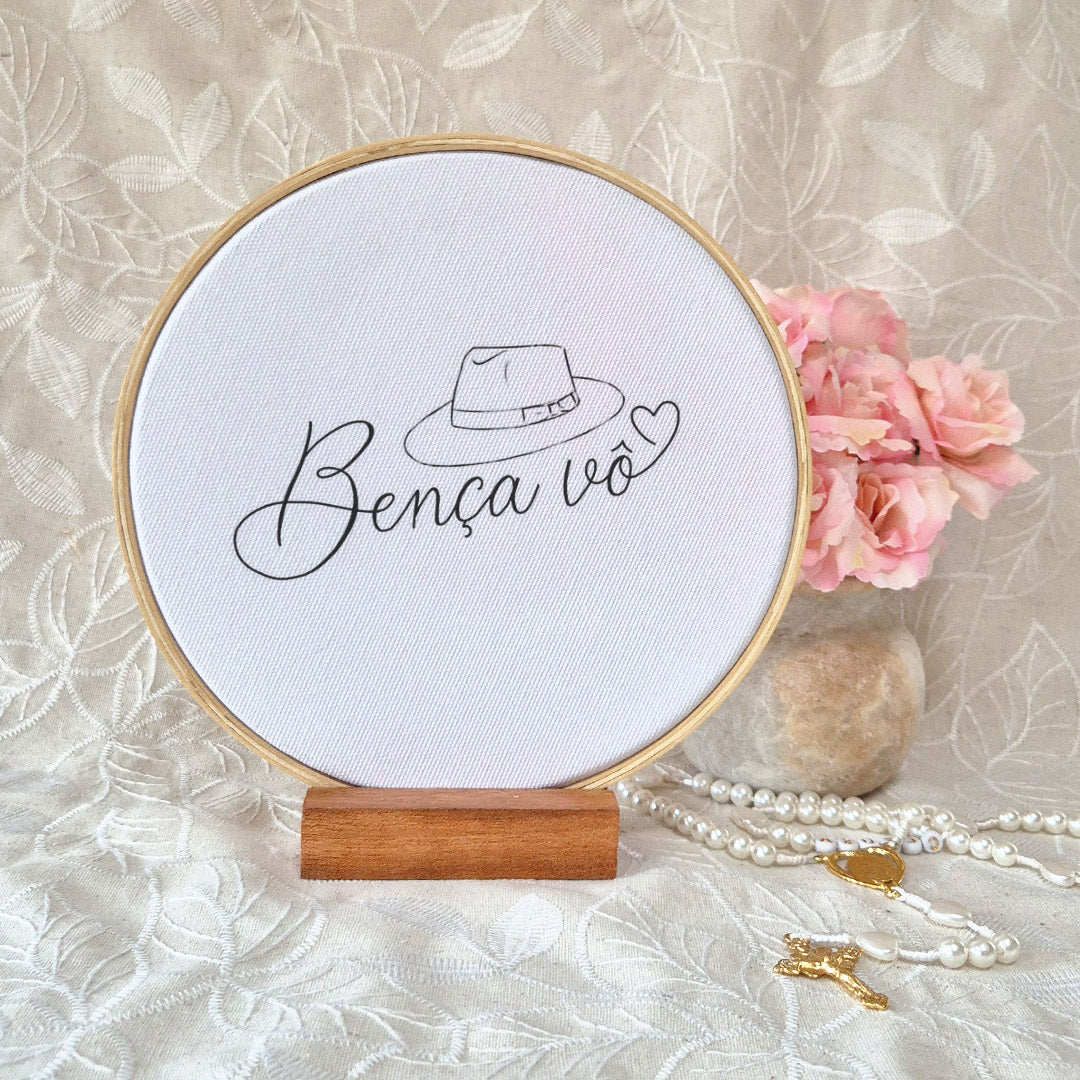 Quadro Frases - Benção Vô