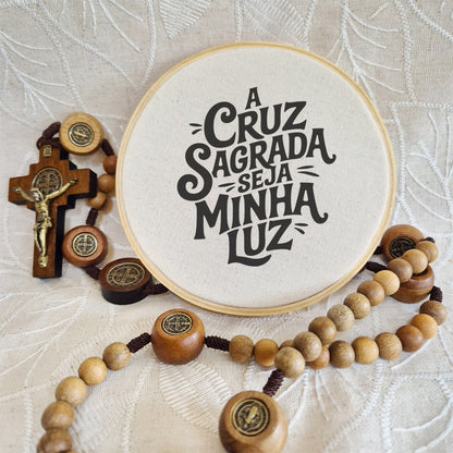 Quadro Frases - Cruz sagrada