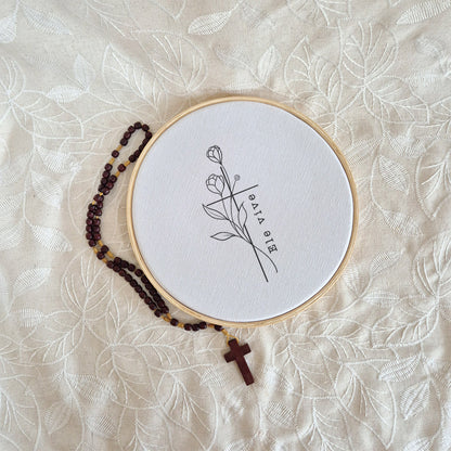 Quadro Frases - Ele vive