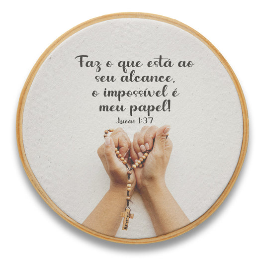 Quadro Frases - Faz o que tu consegue