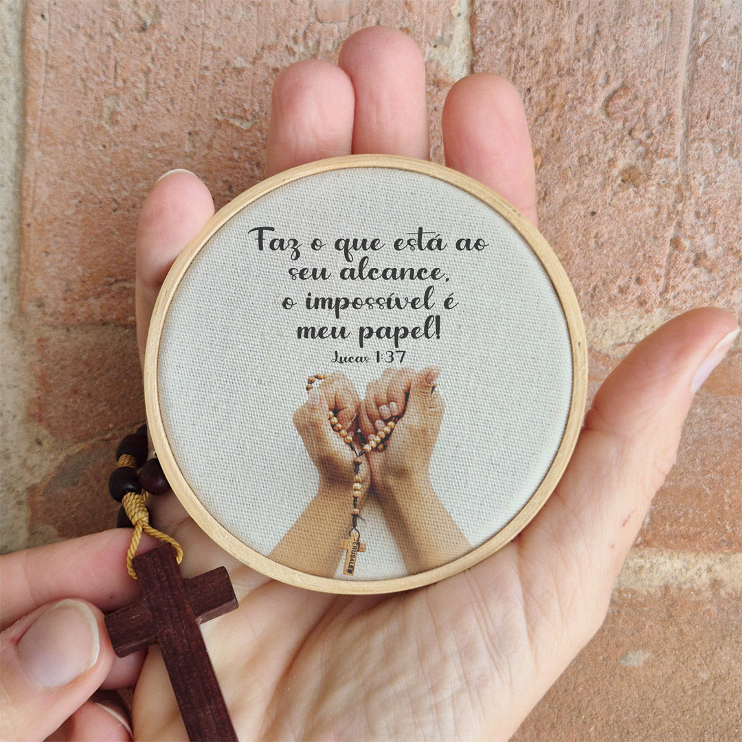 Quadro Frases - Faz o que tu consegue