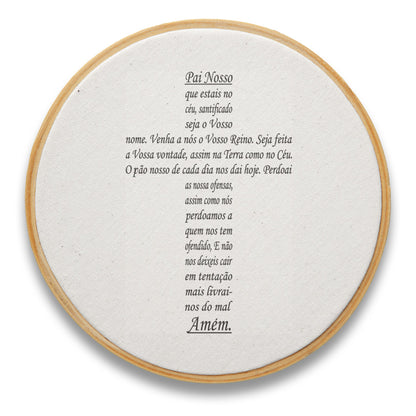 Quadro Frases - Oração Pai nosso