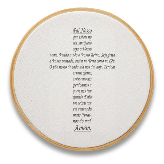 Quadro Frases - Oração Pai nosso