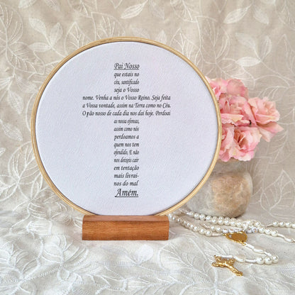 Quadro Frases - Oração Pai nosso