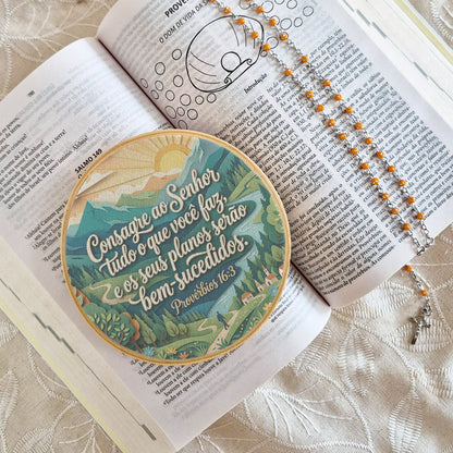 Quadro Frases de Fé - Consagre ao Senhor Provérbios 16:3