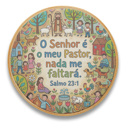 Quadro Frases de Fé - O Senhor é meu pastor Salmo 23:1