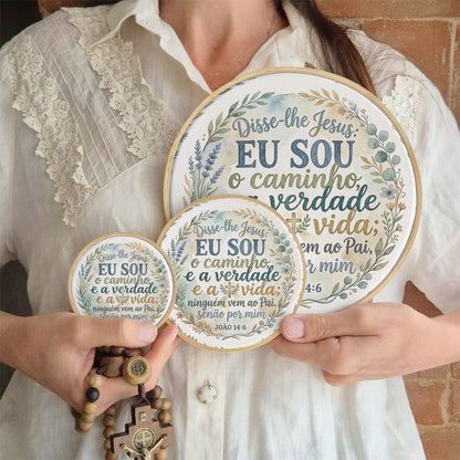 Quadro Frases de Fé - Eu sou o caminho João 14:6