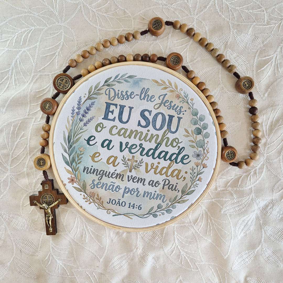 Quadro Frases de Fé - Eu sou o caminho João 14:6