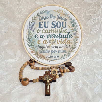 Quadro Frases de Fé - Eu sou o caminho João 14:6