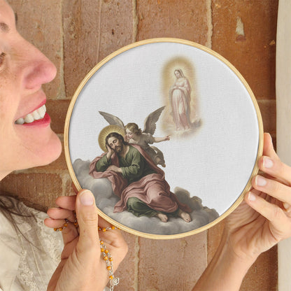 Quadro São José quando soube de Jesus