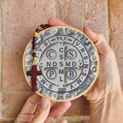 Quadro medalha de São Bento