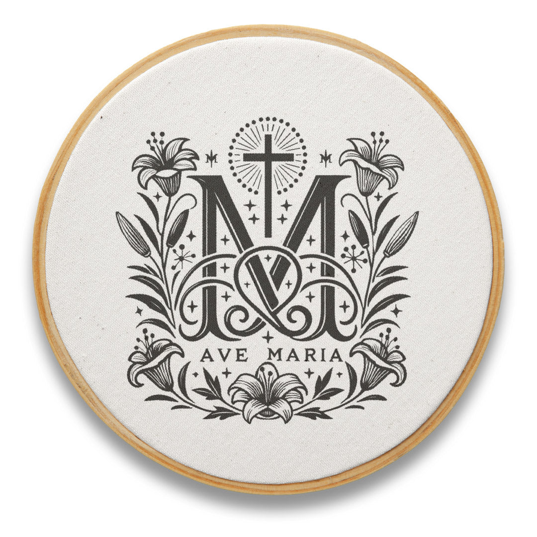 Quadro Símbolos Ave Maria
