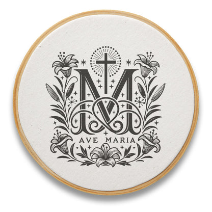 Quadro Símbolos Ave Maria