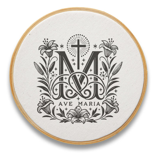 Quadro Símbolos Ave Maria