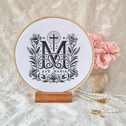 Quadro Símbolos Ave Maria