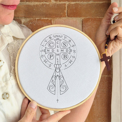 Quadro Medalha de São Bento e Aparecida