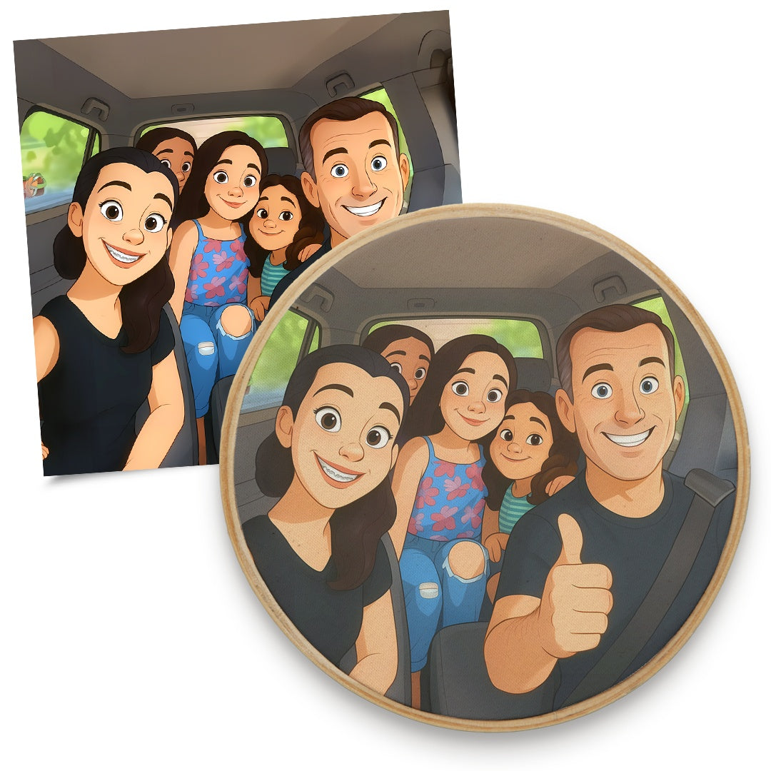 Quadro Família 12 cm
