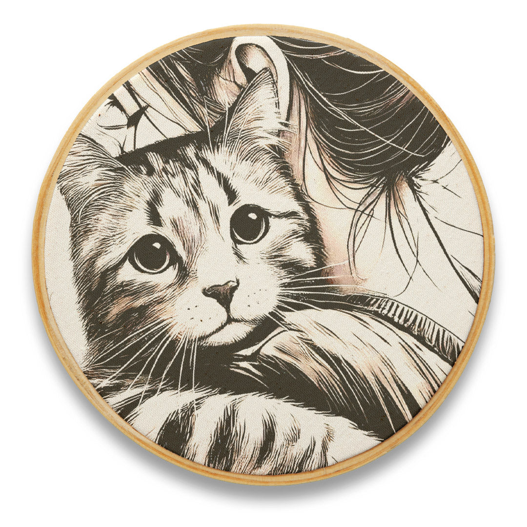 Quadro Decorativo Gato GAT0158