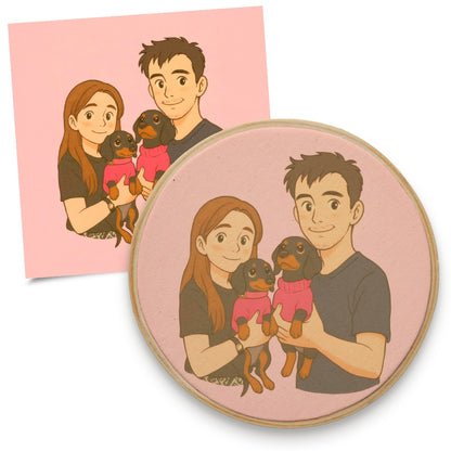Quadro Pet 12 cm