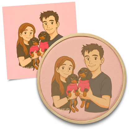 Quadro Pet 8 cm
